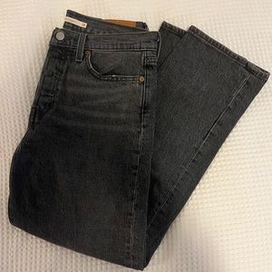 Levi’s Wedgie Straight Black Jeans